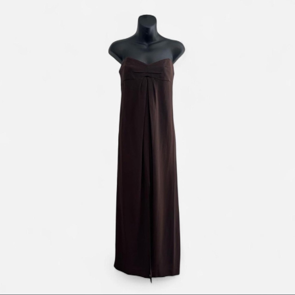 Michael Kors Strapless 100% Silk Dress